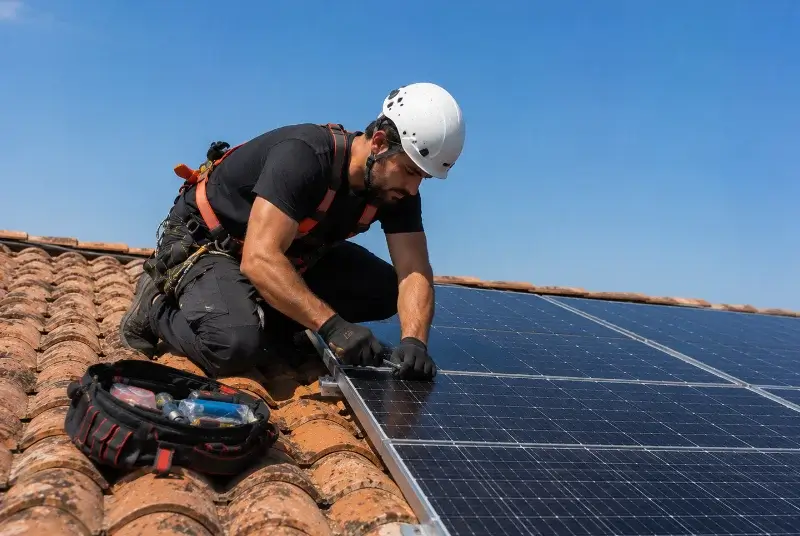 Maintenance et monitoring de panneaux solaires à Céret