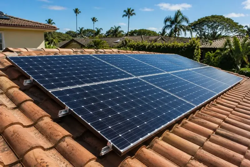 Installation de panneaux solaires à Céret